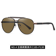 Polarized Sun Glasses Men&#39;s 6315 Metal Double Beam Spring Leg Sunglasses Driver  - £11.94 GBP