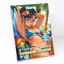 Street Fighter Swimsuit Special Volume 1 Hardcover Gold Foil Exclusive Art Book - £62.90 GBP