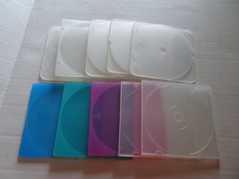 CD DVD Disc Square Clam Shell PP Poly Plastic Case 10 cases - Various Co... - €4,37 EUR