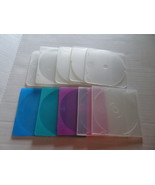 CD DVD Disc Square Clam Shell PP Poly Plastic Case 10 cases - Various Co... - £3.93 GBP