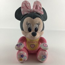 Disney Baby Musical Discovery Minnie Mouse 12&quot; Plush Stuffed Talking Lea... - $29.65