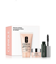 Authentic Clinique 3-Pc Discovery Kit All About The Eyes &amp; Moisturizer S... - £18.38 GBP