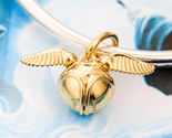 Shine 18k gold-plated HP Golden Snitch Pendant Charm - £14.00 GBP