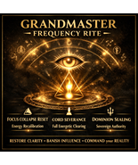  GRANDMASTER FREQUENCY RITE Focus Collapse Reset and Mental Drain Stabil... - $349.00
