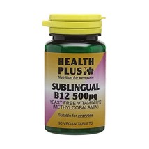 Health Plus Sublingual Vitamin B12 500g (Methylcobalamin) : Vitamin B12 ... - $16.00