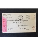 Palästina Israel 1939 Sammelbrief Umschlag von USA nach Torat Haim Judaica - €5,86 EUR