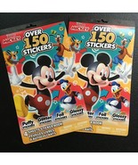Children&#39;s Mickey Mouse Sticker Booklets-4 Sheets Per Booklet, 2 Booklet... - €7,71 EUR