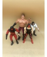 LOT 4 Toy Biz Smash Wrestlers Sting Jakks Pacific Mick Foley Brutus Beef... - €10,04 EUR
