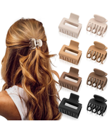 Matte Hair Clips for Women and Girls - Rectangle and Double Row Small Cl... - €11,03 EUR
