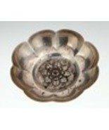 Heather Sterling Silver Vintage Flower Repousse Candy Dish Nice - $1,482.88