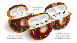 Chocolate Donut w/Sprinked Candies Silicone Case for AirPod 2nd Gen, 3 or Pro(s) - £12.06 GBP+