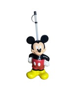 Disney Mickey Mouse Plastic Tumbler with Straw Black Red Yellow Vintage - $294.28 MXN