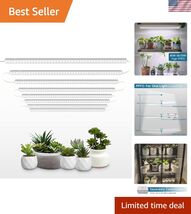 T5 Grow Lights, 5000K White Full Spectrum LED Grow Lights, 2ft 80W 8 x 1... - $118.02