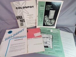 Sears Coldspot Refrigerator Freezer Lot Owners Manual Parts List Various Models - £11.63 GBP