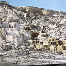 Minerva Terrace Vintage Postcard Yellowstone National Park - £7.94 GBP