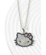 Rhinestone Crystal HELLO KITTY Necklace ♡ Sanrio Charm Pendant ✩ Harajuk... - €9,43 EUR