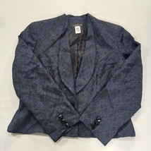 Jones New York RN#54050 Women's Blue/Black One-Button Blazer Jacket Size 8 image 15