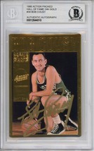 Authenticity Guarantee 
1994 Action Packed #39G NBA Hall of Fame Bob Cousy Au... - £332.38 GBP