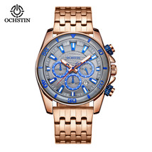 Men&#39;s Quartz Watch - Waterproof Chronograph Wristwatch LK734825580736 - £35.55 GBP