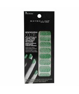 Maybelline Color Show Fashion Prints Nail Stickers *Divine Crocodile* Green # 70 - $4.99