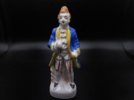 Vintage  Fancy Colonial Man Figurine Made In Occupied Japan 5&quot; Tall - £6.24 GBP