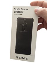 Genuine Style Cover Leather Case For Sony Xperia Pro-i -Black-XQZ-CLBE Open Box - £23.57 GBP