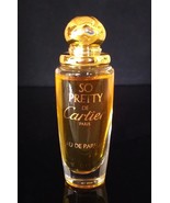 SO PRETTY de CARTIER ✿ RARE VTG Mini Eau Parfum Miniature Perfume (0.13o... - $25.73