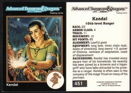 1991 TSR AD&amp;D Gold Border Fantasy RPG Art Card #451 Dungeons &amp; Dragons ~ Ranger - £5.44 GBP