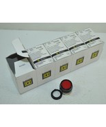 Square D Illuminated Red Push Button Lot of 5 Model# D8A1R - £30.05 GBP