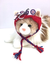 Washington Nationals Handmade Baseball Cat Hat - £11.21 GBP