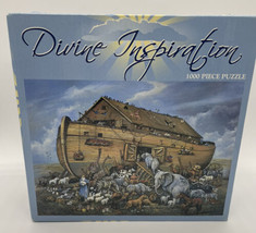 Noahs Ark Divine Inspiration 1000 piece puzzle new in box great detail - £11.10 GBP