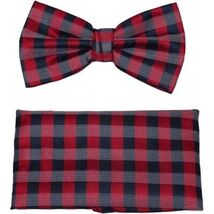 Men's Fancy Bow Tie/Hankie Set By J.Valintin Soft Microfiber Silky JVBT-... - $17.50