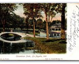 Colombiana Park La Fayette Indiana IN Udb Cartolina Y4 - $3.39