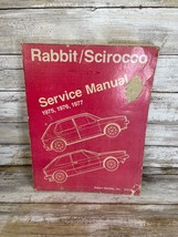 VW Volkswagen Service Manual Bentley RABBIT SCIROCCO 1975 1976 1977 - £11.74 GBP