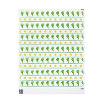 Southwest Cactus &amp; Sun Print Premium Eco Friendly Decorative Gift Wrappi... - $19.80+