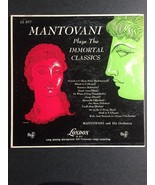 Mantovani &amp; His Orchestra - mantovani Plays The Immortal Classics VINYL LP - $14.74
