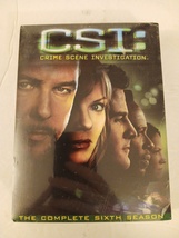 CSI: Crime Scene Investigation Complete Sixth Season 6 DVD Box Set Sealed  - £15.97 GBP