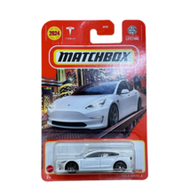 Matchbox Tesla Model 3 White #53 Basic Mainline 2024 Case B/C (In-Stock) New EV - £6.32 GBP