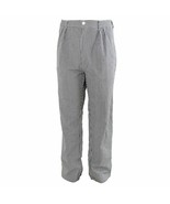 Authentic Austrian Army Chefs Pants Striped Checker Board 65% Cotton / 3... - $529.45 MXN