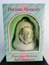 Porcelain Holiday Bell Ornament The Enesco Precious Moments Collection 1994 - £17.96 GBP