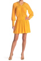 Ramy Brook Kelley Lace Detail Mini Dress Buttercup Yellow XS NWT - £125.63 GBP