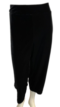 Talbots Black Velveteen Pull On Pants Size 24W - $33.24