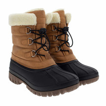 Chooka Ladies&#39; Size 7, Lace-Up Winter Snow Boot, Tan - $31.99
