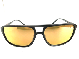 New Polarized Alain Mikli Starck SHO15512O Mirrored Matte Black Men&#39;s Sunglasses - £103.53 GBP