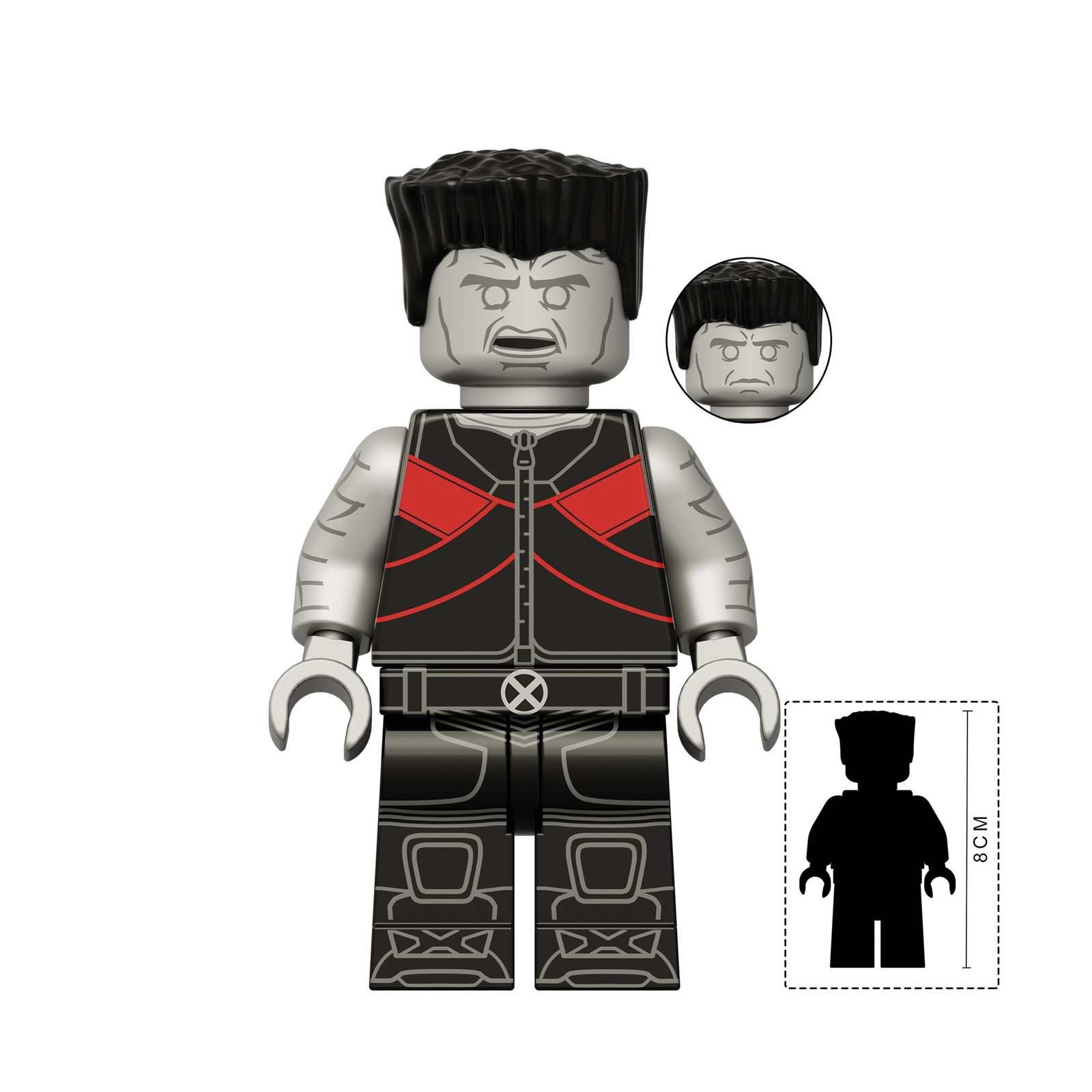 Big Size Colossus Deadpool & Wolverine Lego Compatible Minifigure Bricks Toys