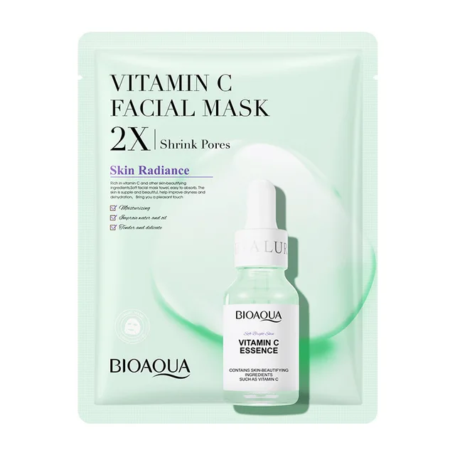 20Pcs BIOAQUA Centella Collagen Face Mask Moisturizing Refreshing Sheet Masks - £24.43 GBP