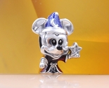 925 Sterling silver Disney Sorcerer Apprentice Mickey Charm 792954C01 - £14.27 GBP