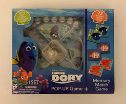 Disney Pixar Finding Dory Memory Match Pop-Up Board Game, New - £14.00 GBP