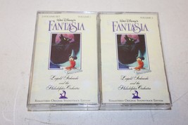 Walt Disney&#39;s Fantasia Volumes 1 &amp; 2 Audio Cassettes 1990 Buena Vista - £7.11 GBP