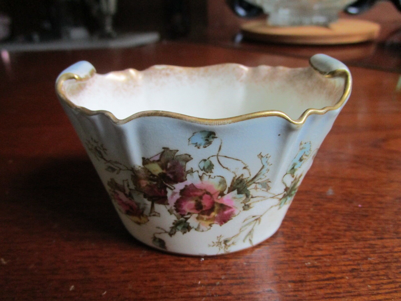 DOULTON-Staffordshire c1882/1902 hair receiver/small vanity bowl by R.J.Allen - $108.90